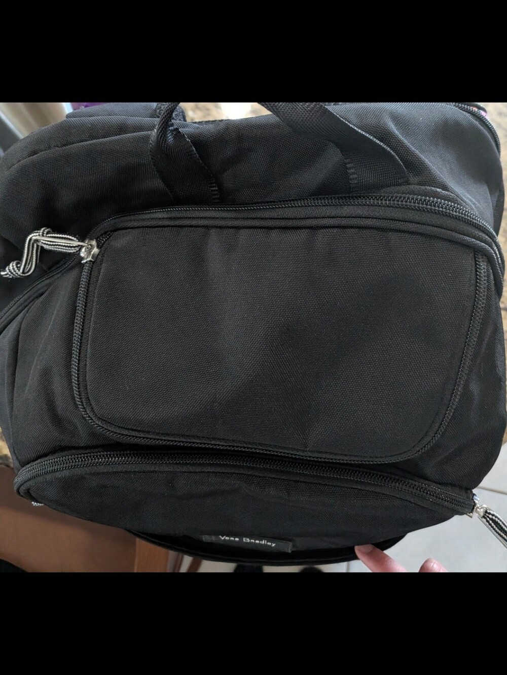 Vera Bradley Black Lightweight Everyday Backpack - Picture 10 of 10
